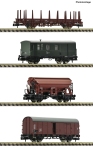 Fleischmann 6660044 - N - 4-tlg. Set Güterzug, DB, Ep. IV